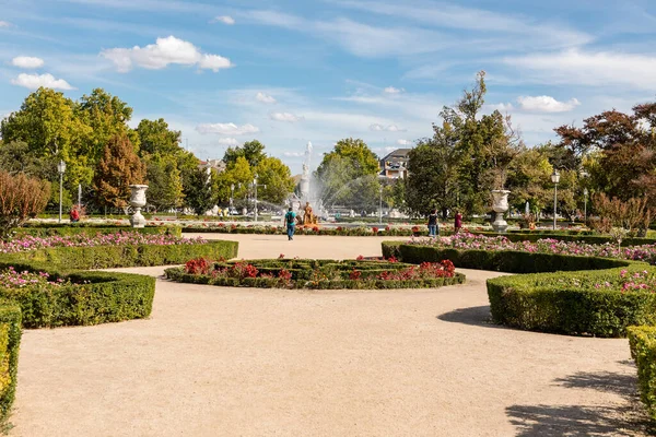 Höstdags Prince Gardens Aranjuez Madrid Spanien — Stockfoto