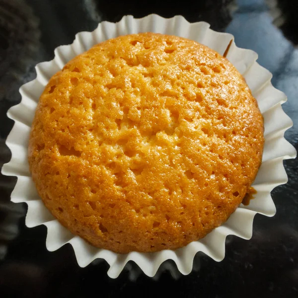 Proces Van Het Maken Van Zelfgemaakte Muffins — Stockfoto