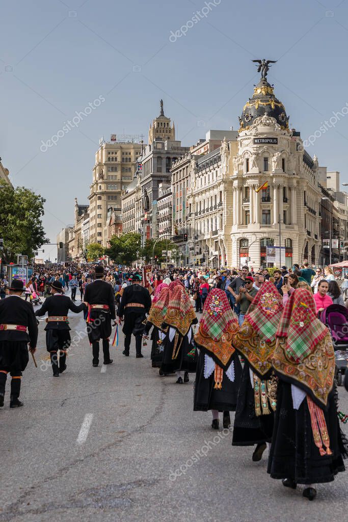 La tradicional fiesta Trashumancia que se celebra en las calles de