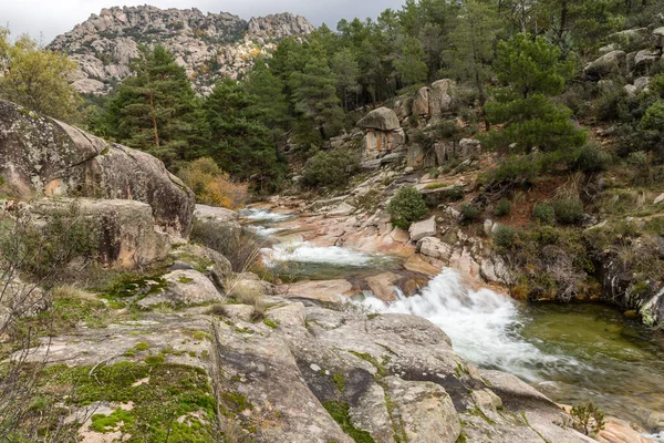 Water Torrent Manzanares River Pedriza Area Madrid — Stockfoto