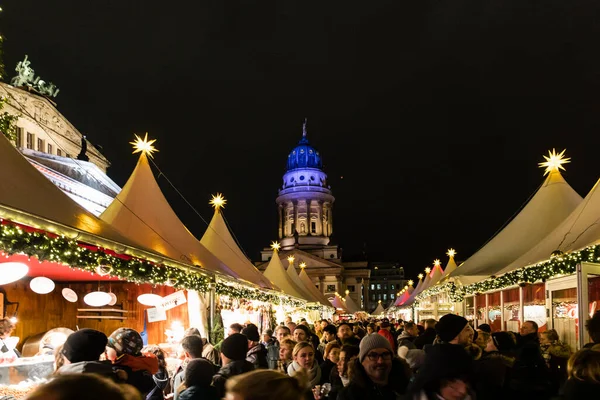 Vánoční Trh Berlín Spolková Republika Německo — Stock fotografie