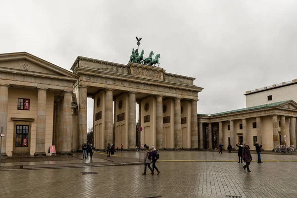 Famous Brandenburg Gate Berlin Germany — Stock Photo, Image