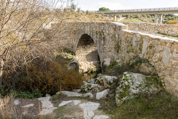 Batan Bridge Guadarrama National Park Madrid Spanyolország — Stock Fotó