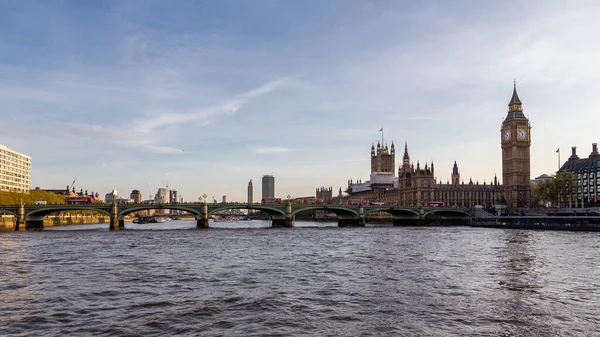 Gran Torre Del Reloj Ben Invierno Mañana Soleada Londres —  Fotos de Stock