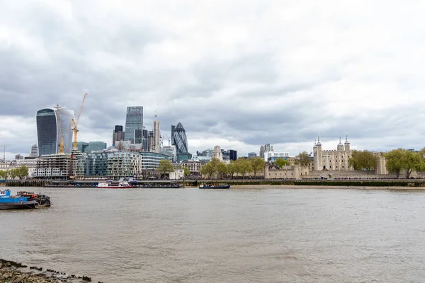 Diferentes Vistas Del Río Támesis Ciudad Londres —  Fotos de Stock