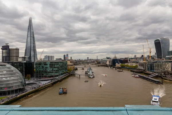 Diferentes Vistas Del Río Támesis Ciudad Londres —  Fotos de Stock