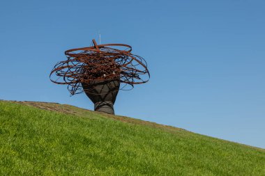 Madrid 'deki Manzanares lineer parkı