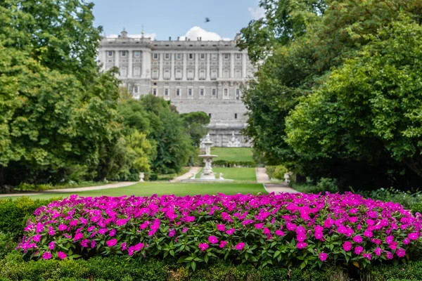Veřejné Zahrady Názvem Campo Del Moro Městě Madrid — Stock fotografie