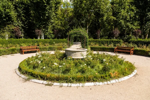 Giardini Pubblici Chiamati Campo Del Moro Nella Città Madrid — Foto Stock