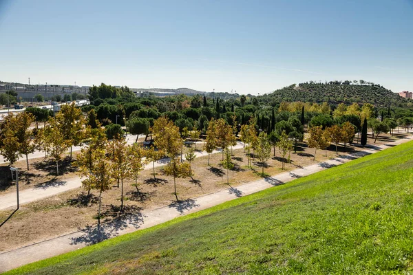 Parque Lineal Manzanares Madrid — Foto de Stock