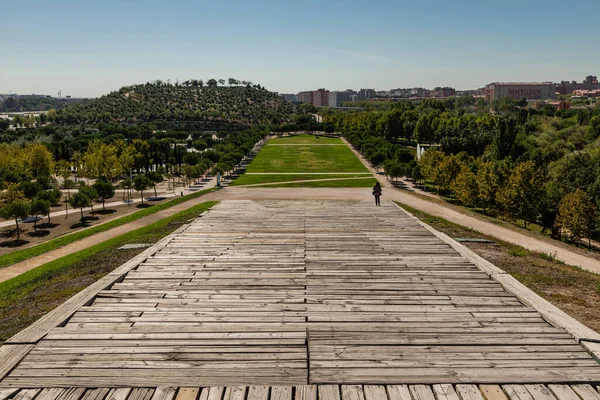 Лінійний Парк Мансанарес Мадріді — стокове фото