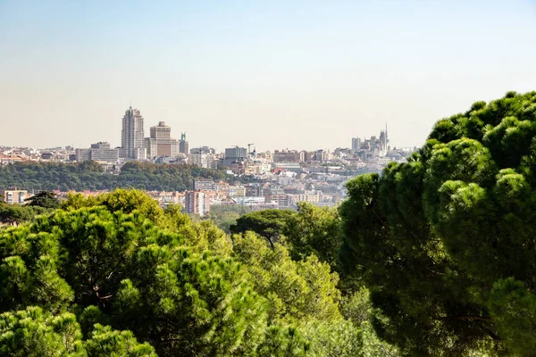 Utsikt Över Madrid Från Linbanan Casa Campo — Stockfoto