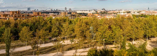 Madrid Spanyolország Városkép Mirador Park Kerület Latin — Stock Fotó