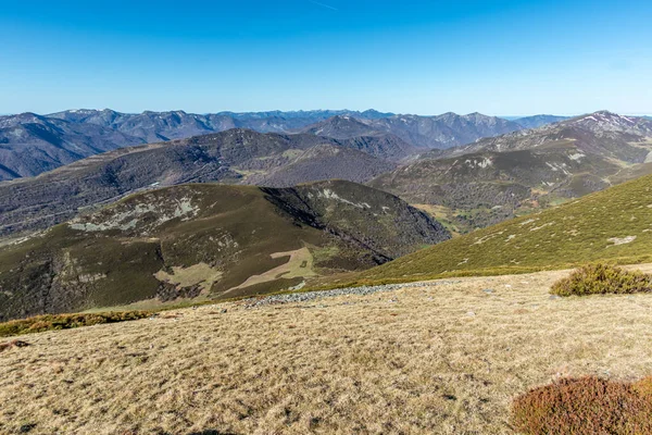Montagne Appelée Cueto Arbas Dans Vallée Leitariegos Dans Les Asturies — Photo