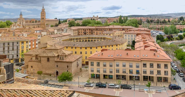 Κτίρια Του Ιστορικού Κέντρου Της Πόλης Tarazona Στην Επαρχία Zaragoza — Φωτογραφία Αρχείου