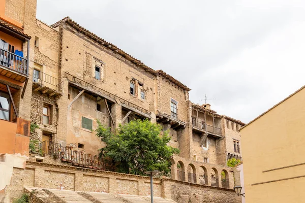 Edificios Del Centro Histórico Ciudad Tarazona Provincia Zaragoza España —  Fotos de Stock