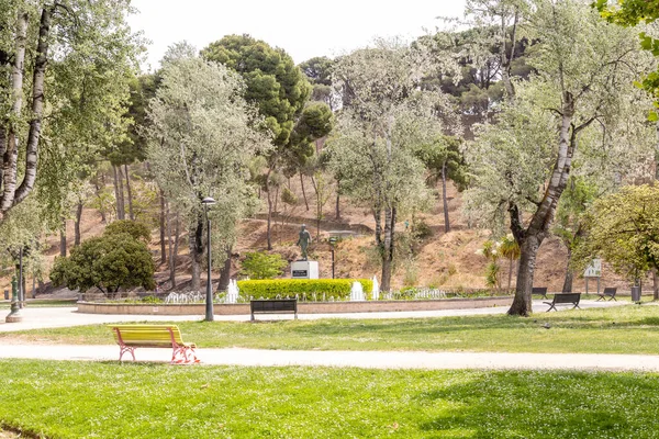Offentlig Park Kallad José Antonio Labordeta Staden Zaragoza Spanien — Stockfoto