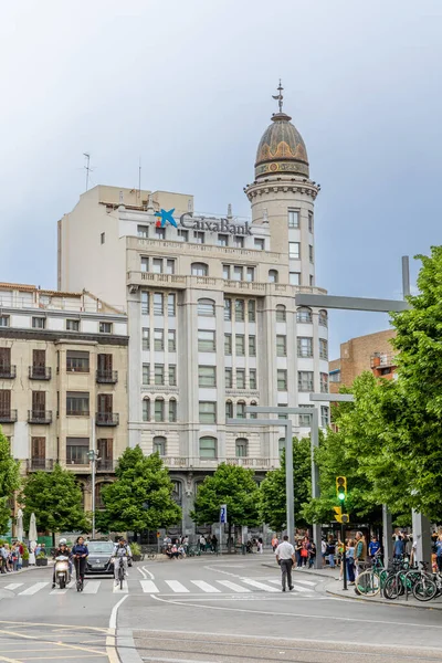 Zaragoza Spanien Mai 2023 Alte Gebäude Des Historischen Zentrums Der — Stockfoto