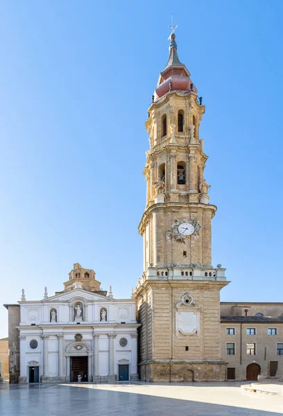西班牙萨拉戈萨 2023年5月1日 萨拉戈萨大教堂拉索塔的细节 — 图库照片