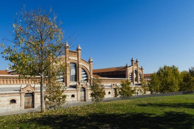 Cultural center called Matadero Madrid, in the Madrid area known as Madrid-rio, next to the Manzanares river