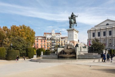 Plaza de oriente Madrid, İspanya