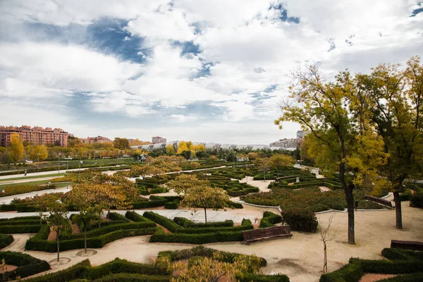 Gardens Banks Manzanares River Area Known Madrid Rio Madrid Spain — Stock Photo, Image