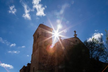 İspanya 'nın Ciudad Real kentindeki Almagro kasabasındaki kilise.