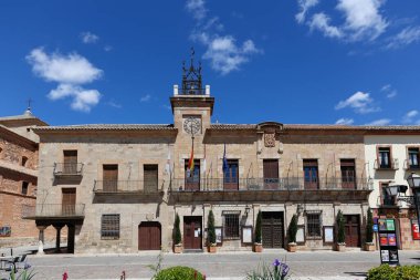 Main square of Almagro in the province of Ciudad Real clipart