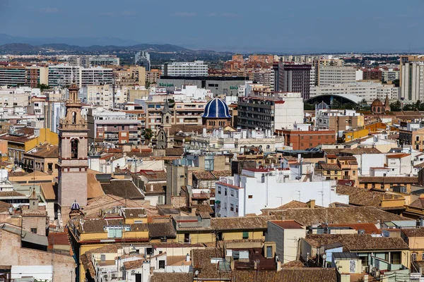 stock image Views of the different buildings and streets of the city of Valencia, Spain