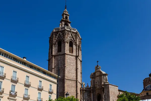 Uitzicht Verschillende Gebouwen Straten Van Stad Valencia Spanje — Stockfoto