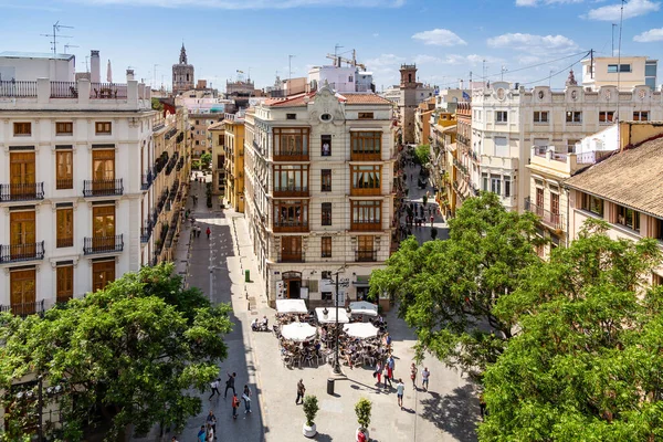 Widok Różne Budynki Ulice Miasta Walencja Hiszpania — Zdjęcie stockowe