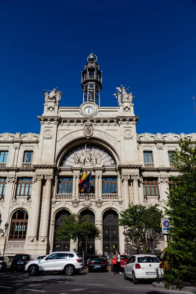 Вид Различные Здания Улицы Города Валенсии Испания — стоковое фото