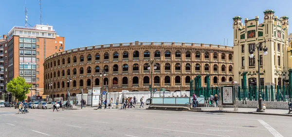 Ansichten Der Verschiedenen Gebäude Und Straßen Der Stadt Valencia Spanien — Stockfoto