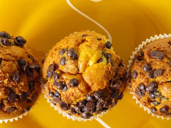 Homemade Muffins Filled Different Flavors — Stock Photo, Image