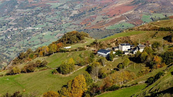 Herbstliche Landschaft Den Bergen Von Leitariegos Asturien Spanien — Stockfoto