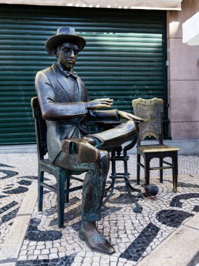 Lizbon, Portekiz - 30 Mart 2015: Lizbon, Portekiz 'de şehir hakkındaki görüşleri