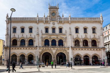 Lizbon, Portekiz - 30 Mart 2015: Lizbon, Portekiz 'de şehir hakkındaki görüşleri