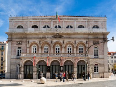 Lizbon, Portekiz - 30 Mart 2015: Lizbon, Portekiz 'de şehir hakkındaki görüşleri