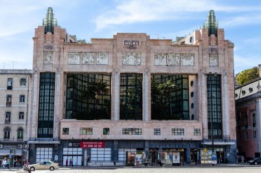 Lizbon, Portekiz - 30 Mart 2015: Lizbon, Portekiz 'de şehir hakkındaki görüşleri