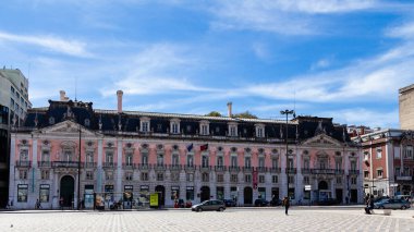 Lizbon, Portekiz - 30 Mart 2015: Lizbon, Portekiz 'de şehir hakkındaki görüşleri