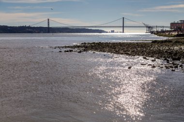 Lizbon, Portekiz - 30 Mart 2015: Lizbon, Portekiz 'de şehir hakkındaki görüşleri