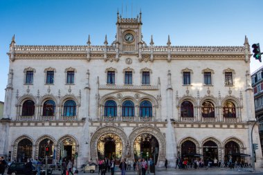 Lizbon, Portekiz - 30 Mart 2015: Lizbon, Portekiz 'de şehir hakkındaki görüşleri