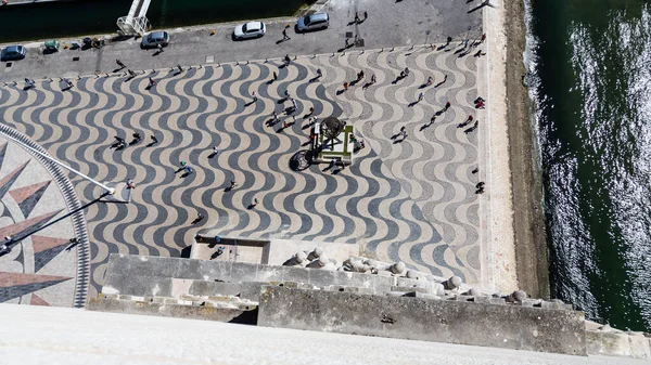 Лиссабон Португалия Марта 2015 Года Памятник Первооткрывателям Древности Лиссабоне Португалия — стоковое фото