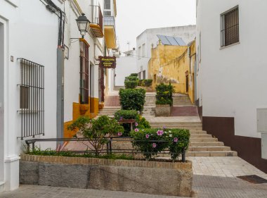 Chiclana de la Frontera Caddesi, Cadiz, İspanya