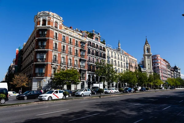 Edificios Únicos Calle Alcala Madrid — Foto de Stock