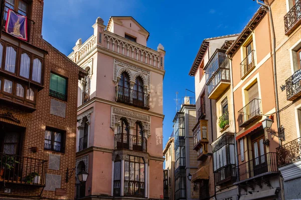 Rincian Jalan Jalan Pusat Sejarah Kota Toledo Spanyol — Stok Foto