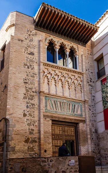 Detalles Las Calles Del Centro Histórico Ciudad Toledo España — Foto de Stock