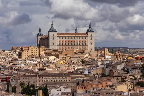 Panoramatický Výhled Středověké Centrum Města Toleda Španělsko — Stock fotografie