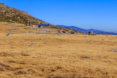 Avila 'daki The Great Lagoon ve The Circus of Gredos. İspanya.