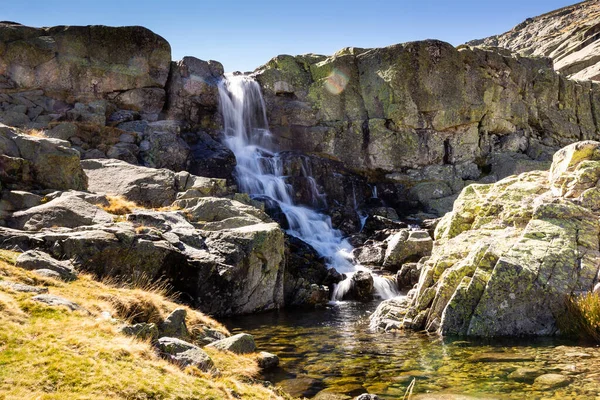 stock image Area of the The Great Lagoon and The Circus of Gredos in Avila. Spain.